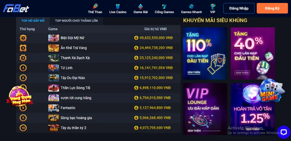 Đội ngũ chuyên nghiệp của vj999 win